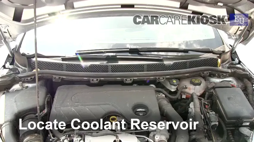 2018 Opel Astra CDTI 1.6L 4 Cyl. Turbo Diesel Refrigerante (anticongelante) Controlar nivel de líquido